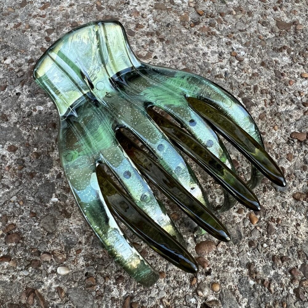 Medusa’s Heirlooms Large French Yoga Clip Gilded Green Brand New